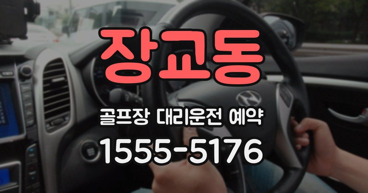 장교동 골프장 대리운전 예약