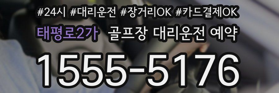 태평로2가 골프장 대리운전 예약