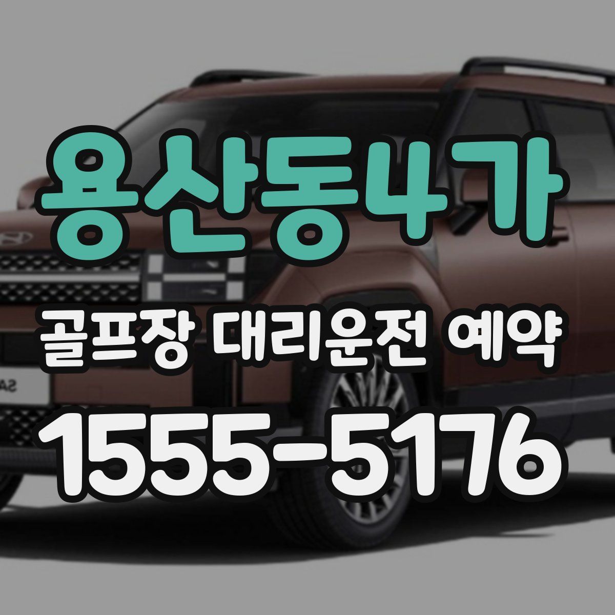 용산동4가 골프장 대리운전 예약