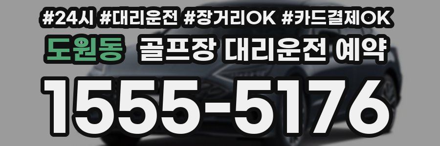 도원동 골프장 대리운전 예약