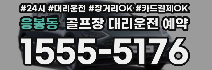 응봉동 골프장 대리운전 예약