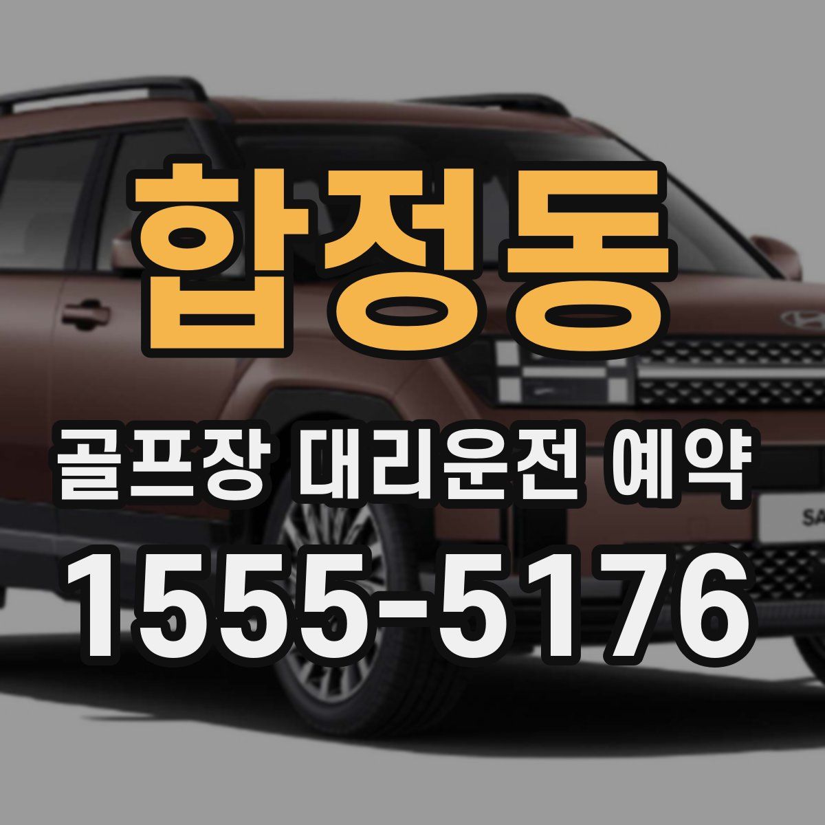 합정동 골프장 대리운전 예약