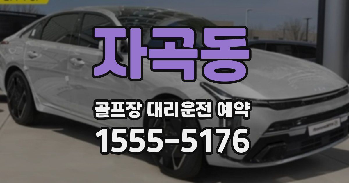 자곡동 골프장 대리운전 예약