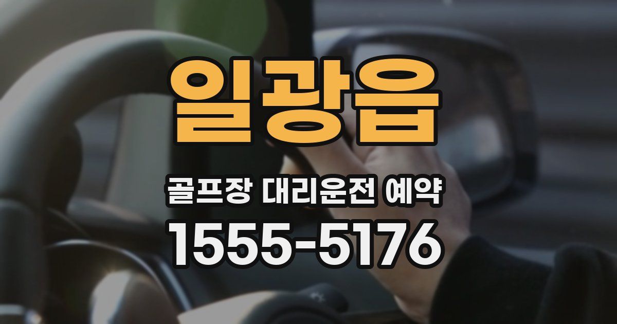 일광읍 골프장 대리운전 예약