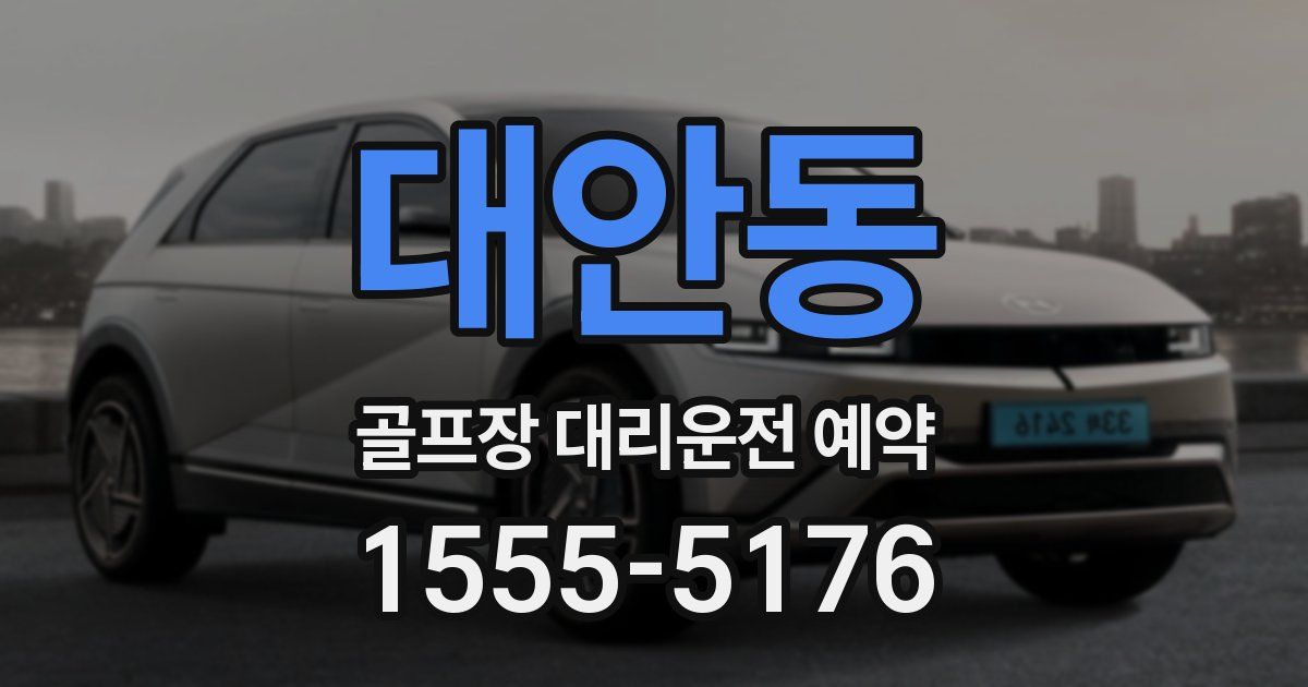 대안동 골프장 대리운전 예약
