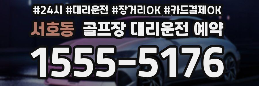 서호동 골프장 대리운전 예약