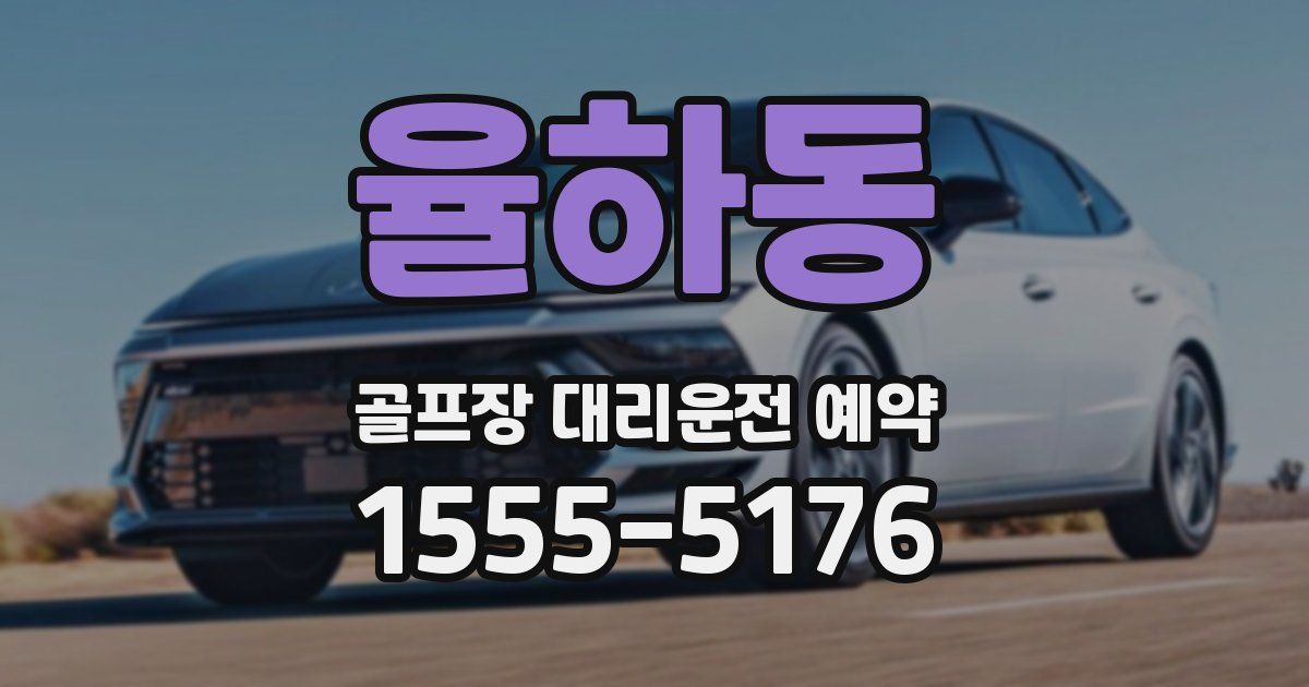 율하동 골프장 대리운전 예약