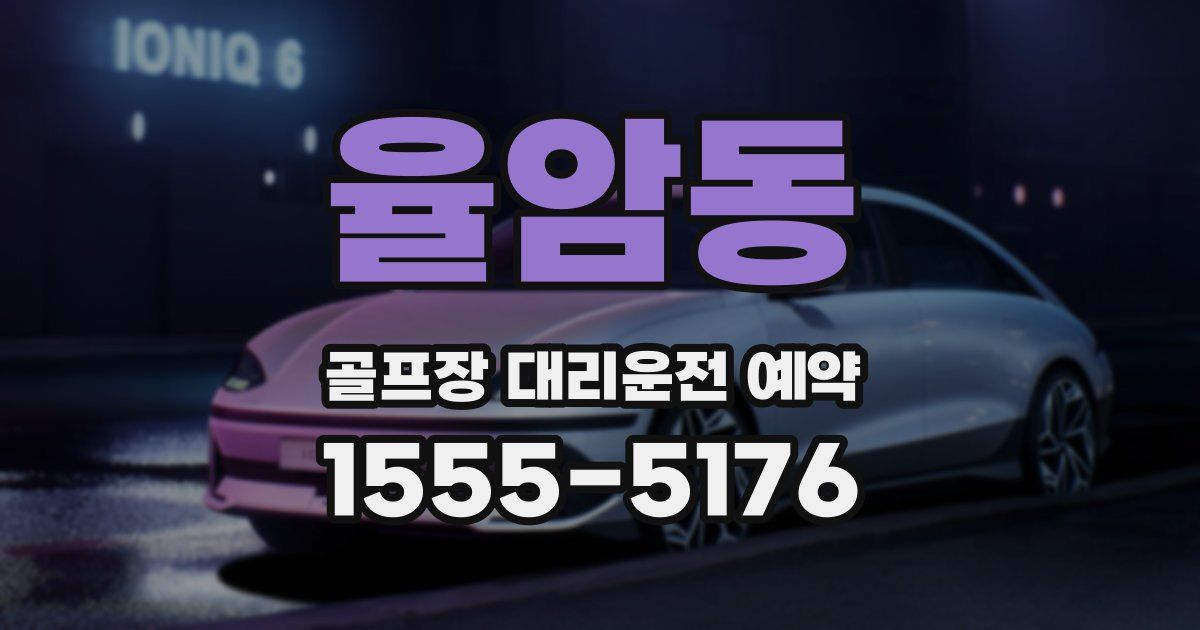 율암동 골프장 대리운전 예약