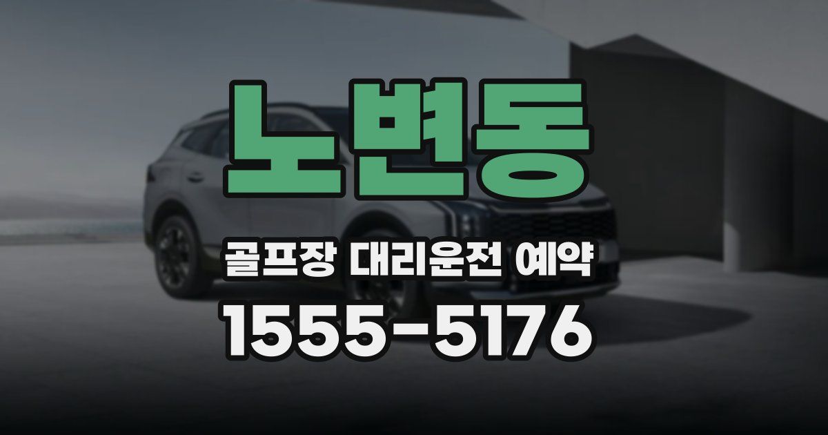 노변동 골프장 대리운전 예약
