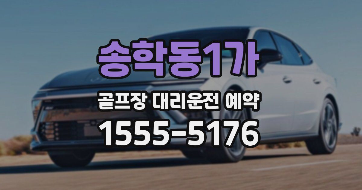 송학동1가 골프장 대리운전 예약