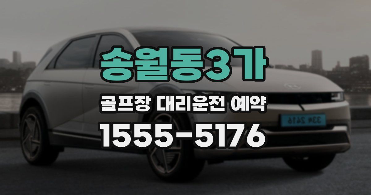 송월동3가 골프장 대리운전 예약