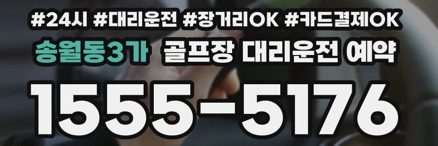 송월동3가 골프장 대리운전 예약