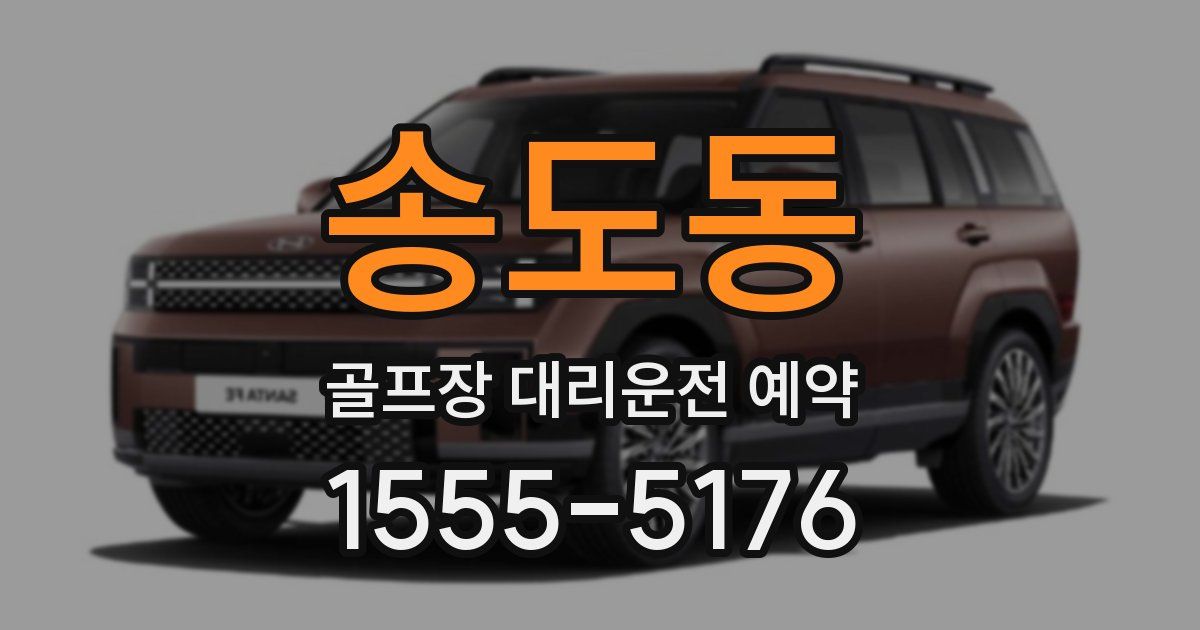 송도동 골프장 대리운전 예약