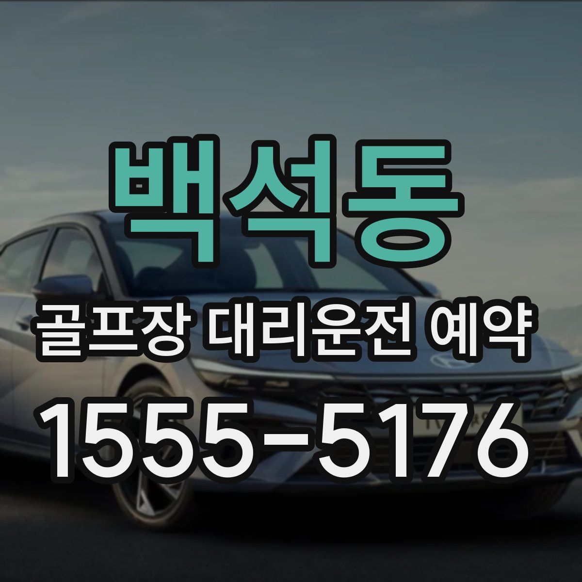 백석동 골프장 대리운전 예약