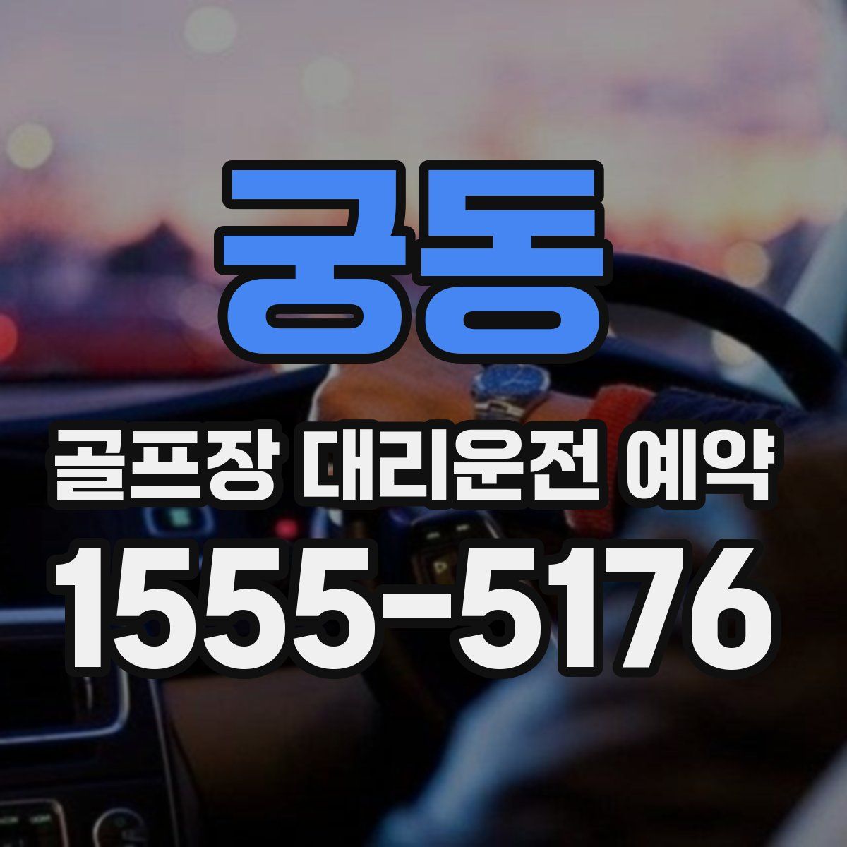 궁동 골프장 대리운전 예약
