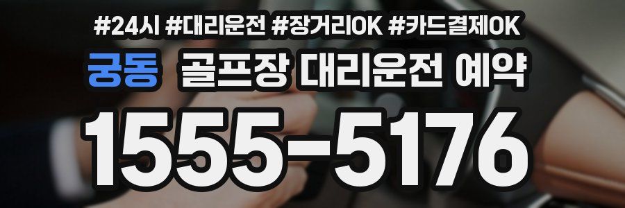 궁동 골프장 대리운전 예약