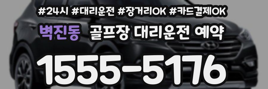 벽진동 골프장 대리운전 예약