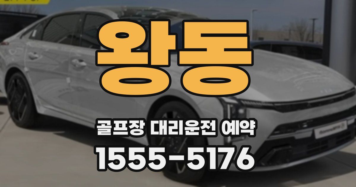 왕동 골프장 대리운전 예약
