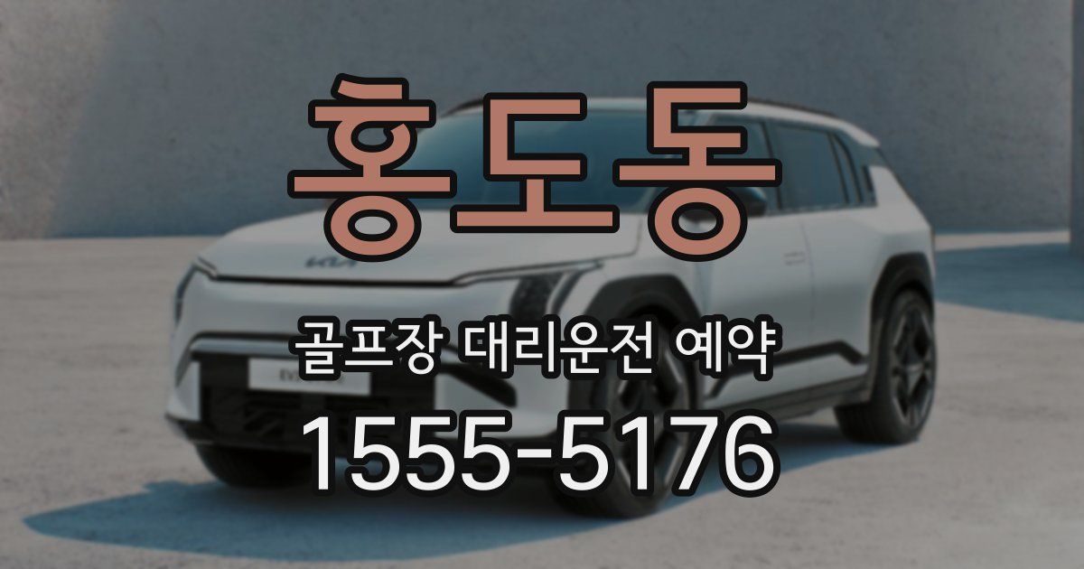 홍도동 골프장 대리운전 예약