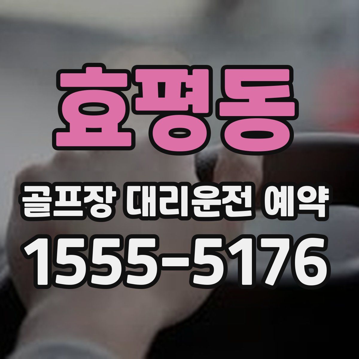효평동 골프장 대리운전 예약