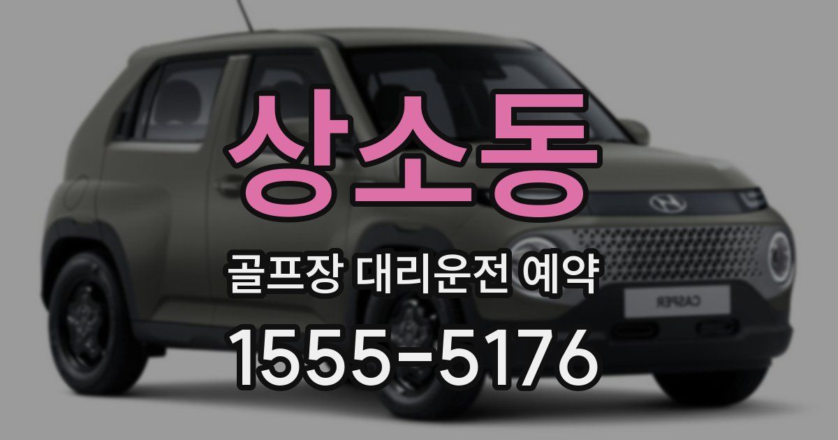 상소동 골프장 대리운전 예약
