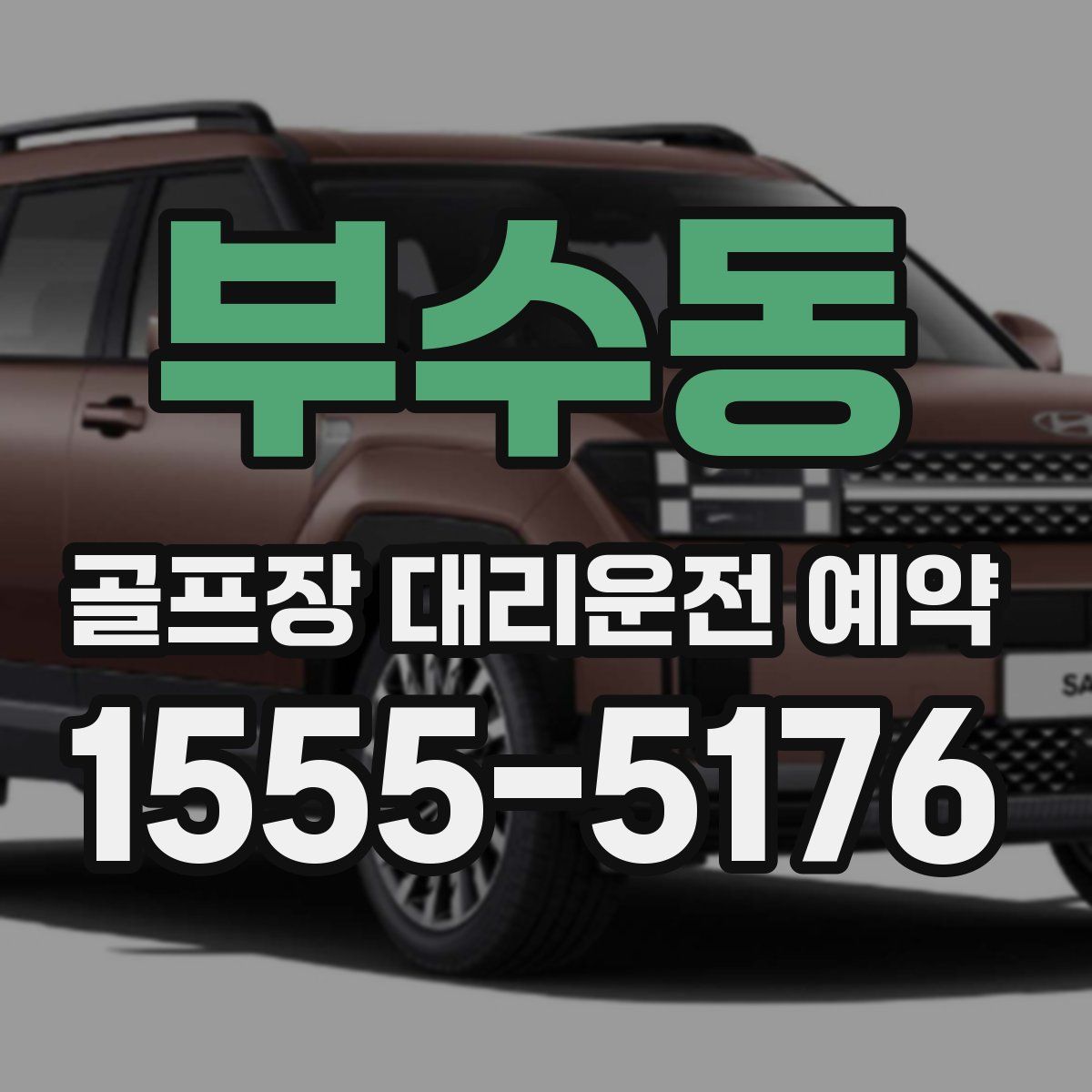 부수동 골프장 대리운전 예약