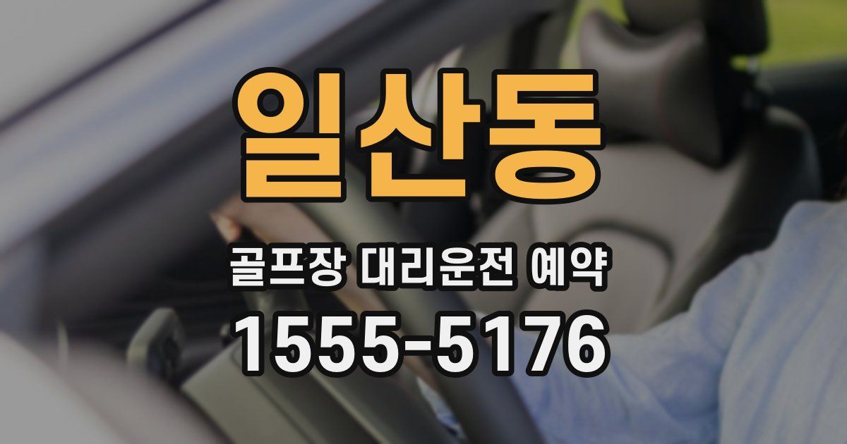 일산동 골프장 대리운전 예약