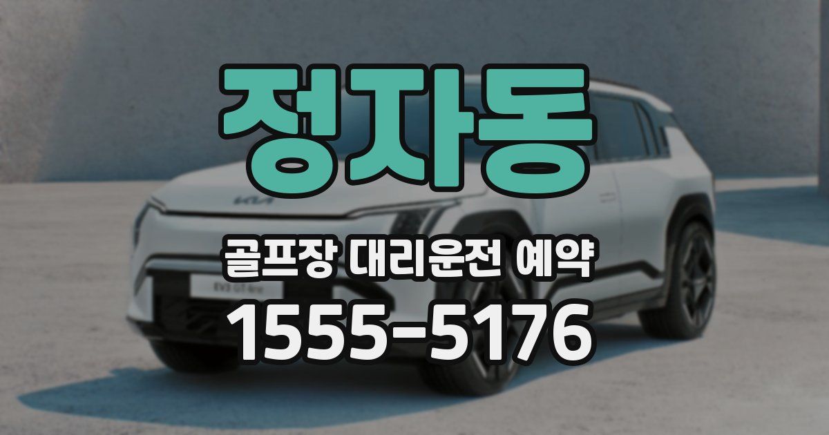 정자동 골프장 대리운전 예약