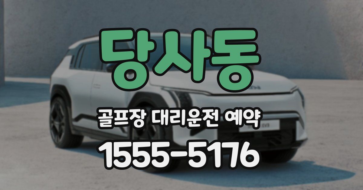 당사동 골프장 대리운전 예약