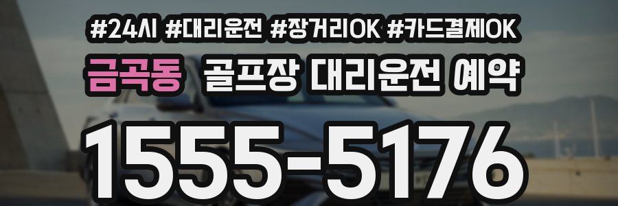 금곡동 골프장 대리운전 예약