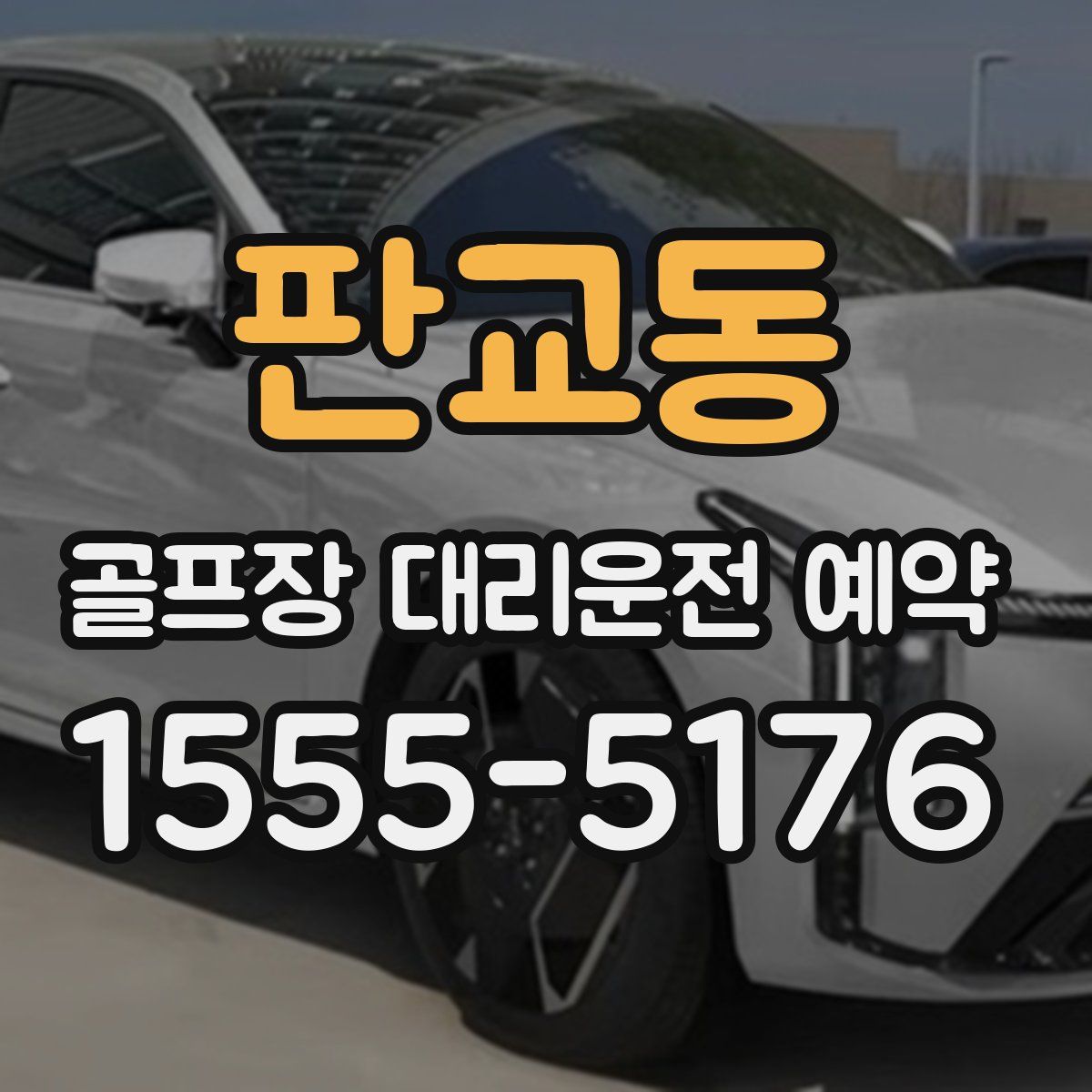 판교동 골프장 대리운전 예약