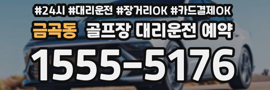 금곡동 골프장 대리운전 예약