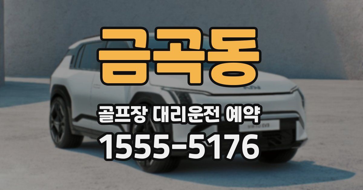 금곡동 골프장 대리운전 예약