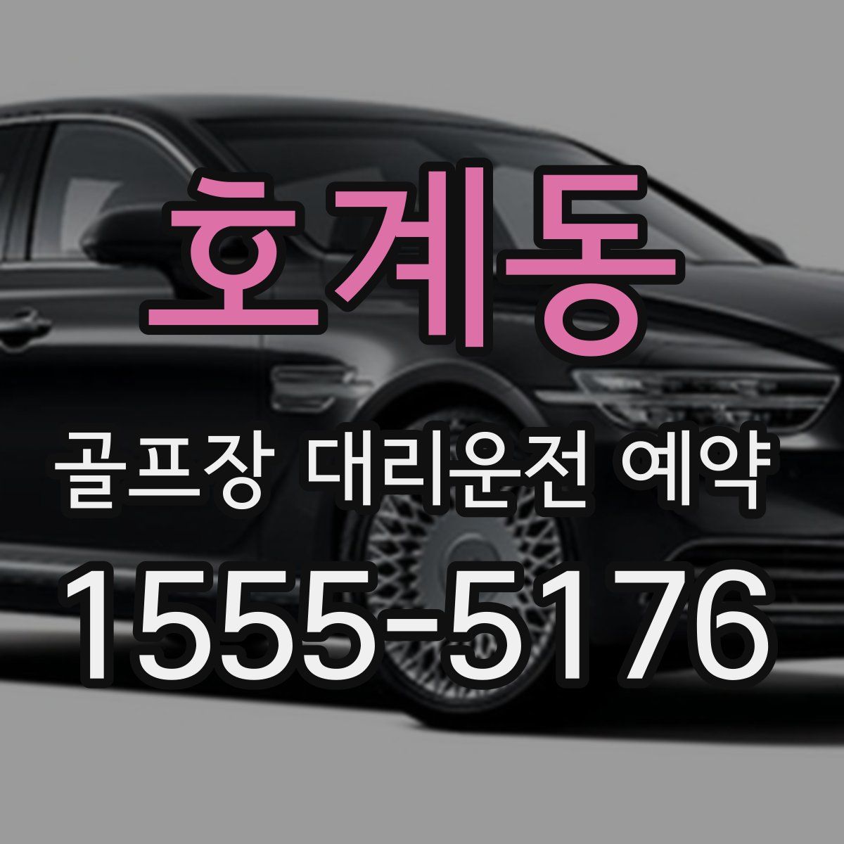 호계동 골프장 대리운전 예약