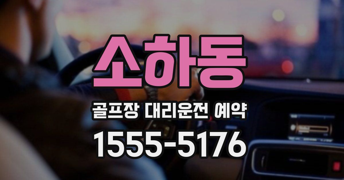 소하동 골프장 대리운전 예약