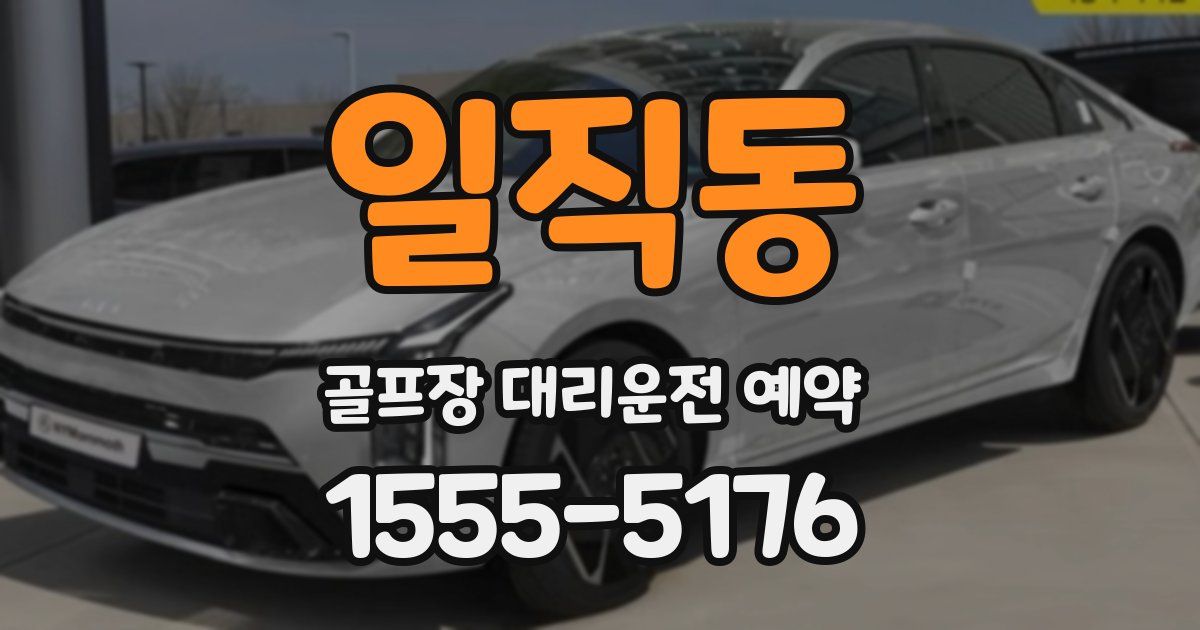 일직동 골프장 대리운전 예약