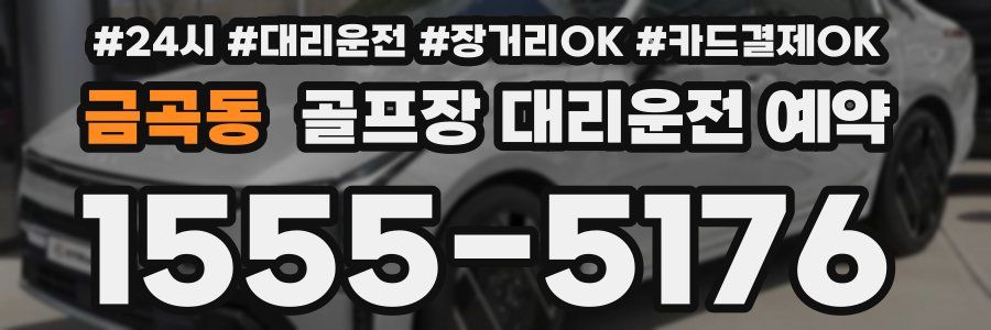 금곡동 골프장 대리운전 예약