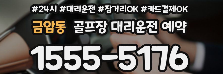 금암동 골프장 대리운전 예약