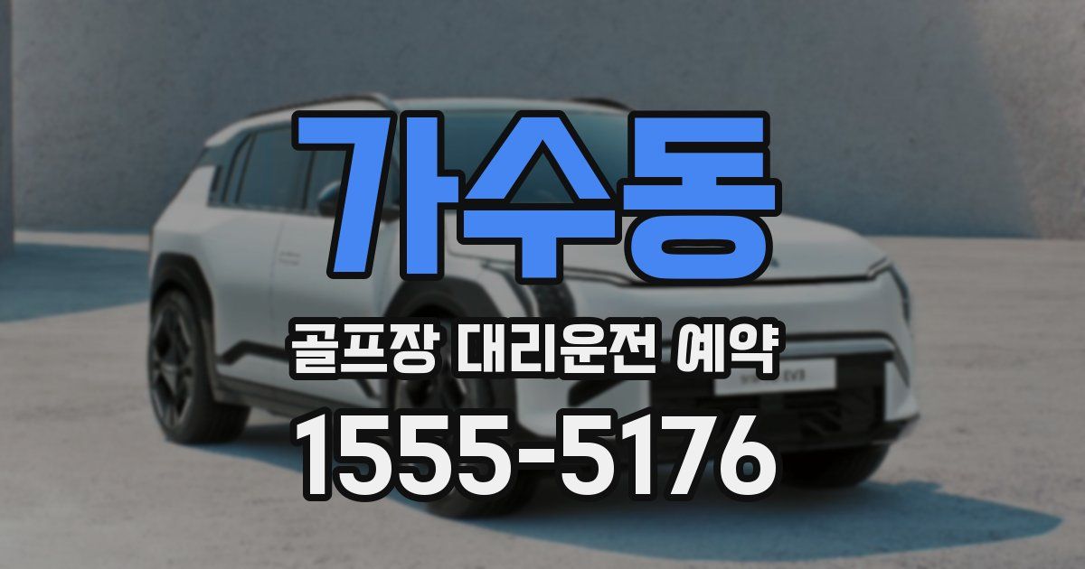 가수동 골프장 대리운전 예약