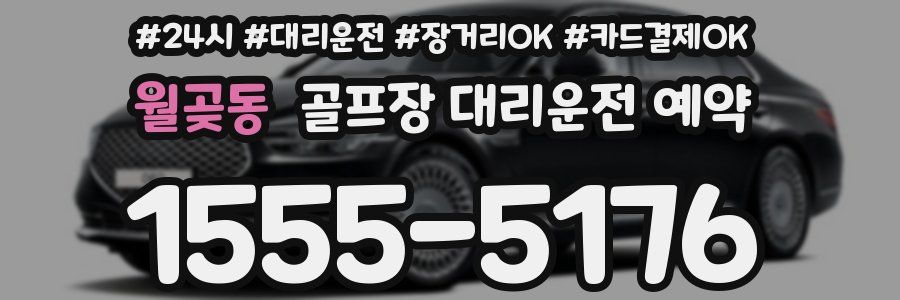 월곶동 골프장 대리운전 예약