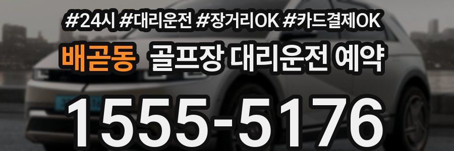 배곧동 골프장 대리운전 예약