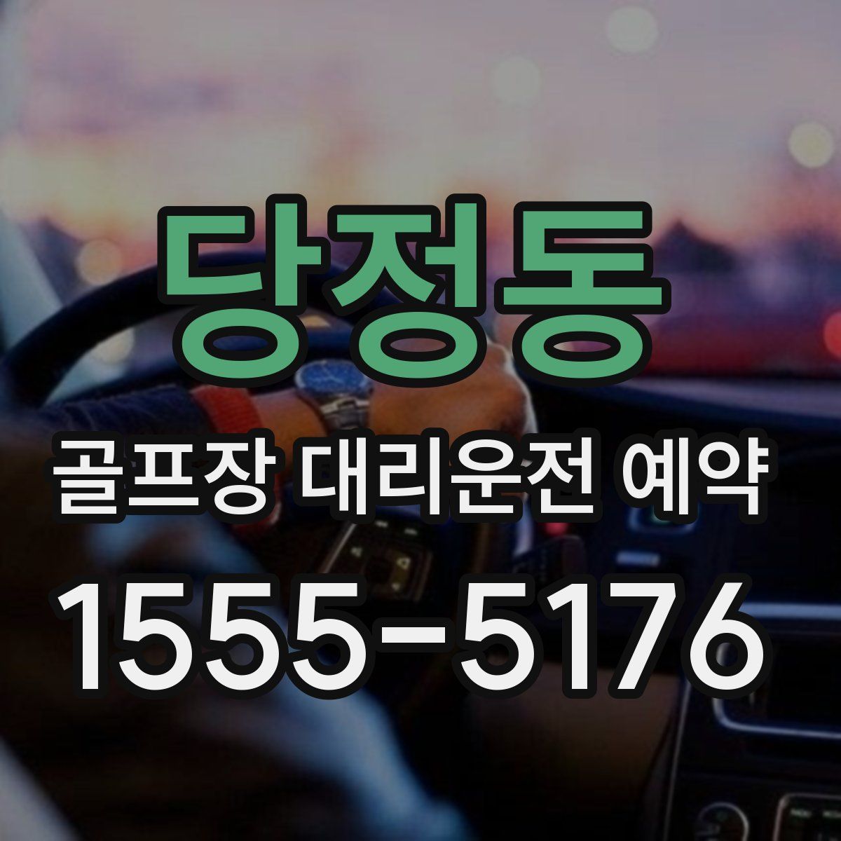 당정동 골프장 대리운전 예약