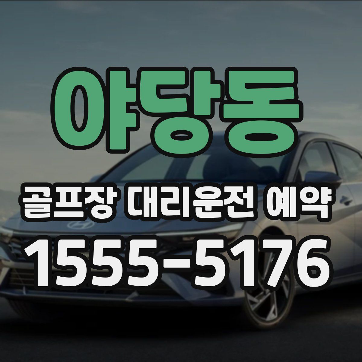 야당동 골프장 대리운전 예약