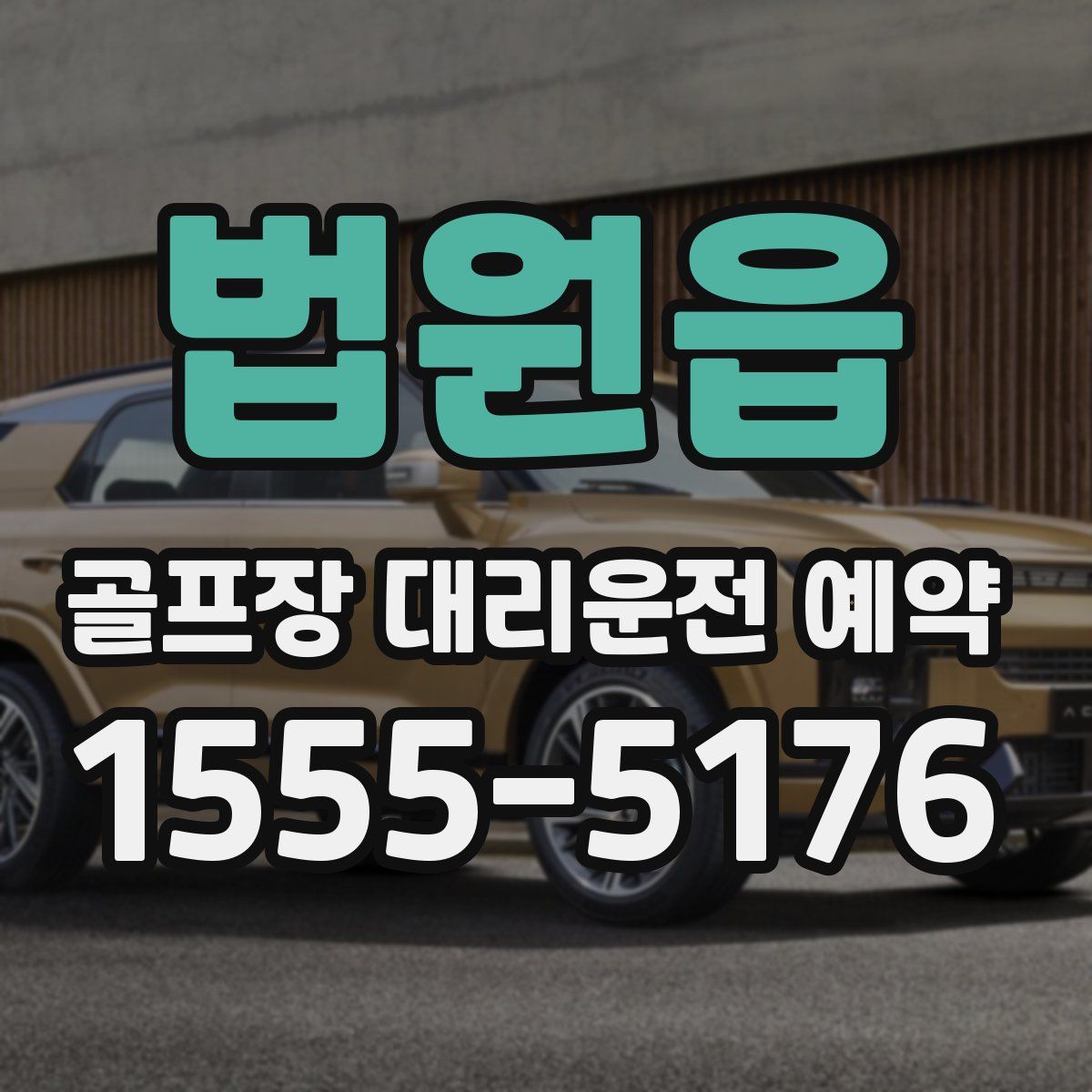 법원읍 골프장 대리운전 예약