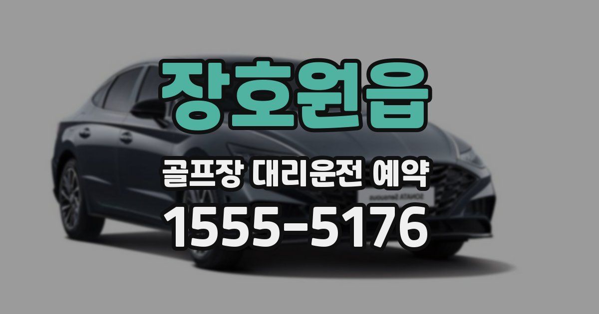 장호원읍 골프장 대리운전 예약