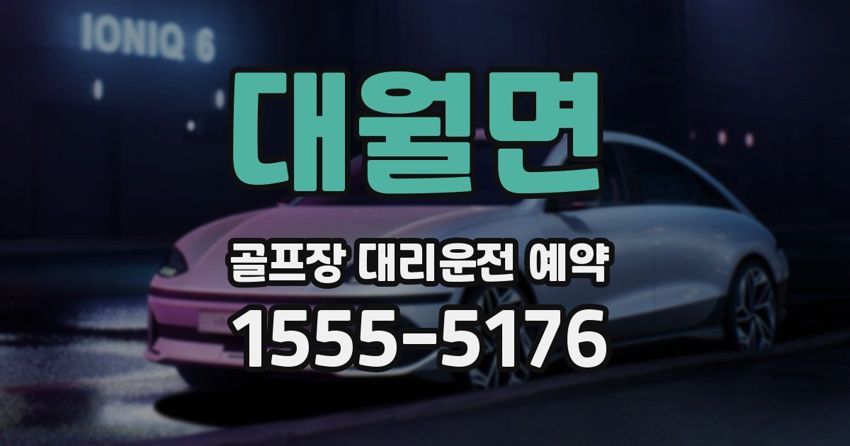 대월면 골프장 대리운전 예약