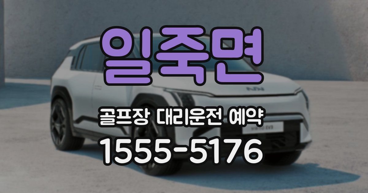일죽면 골프장 대리운전 예약