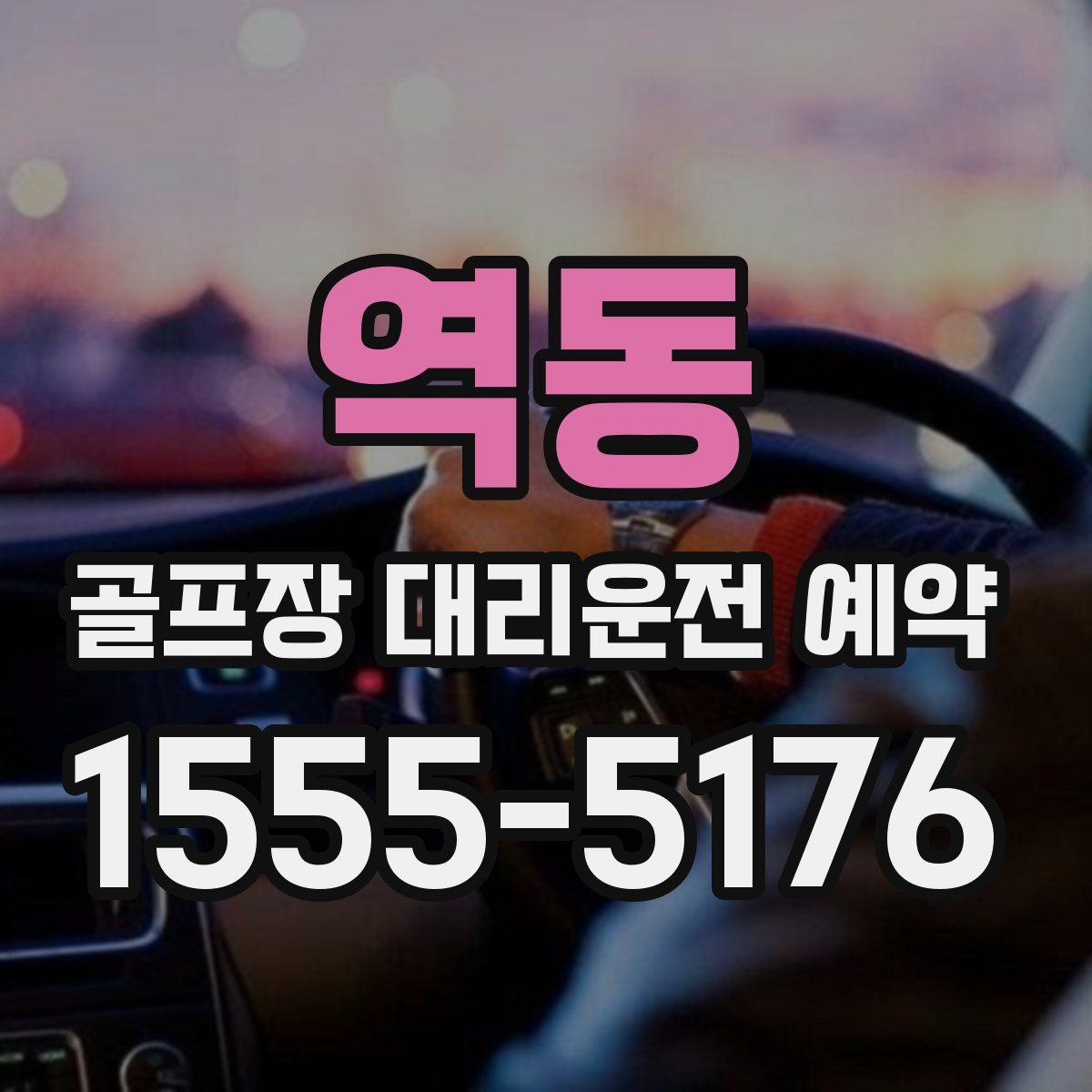 역동 골프장 대리운전 예약