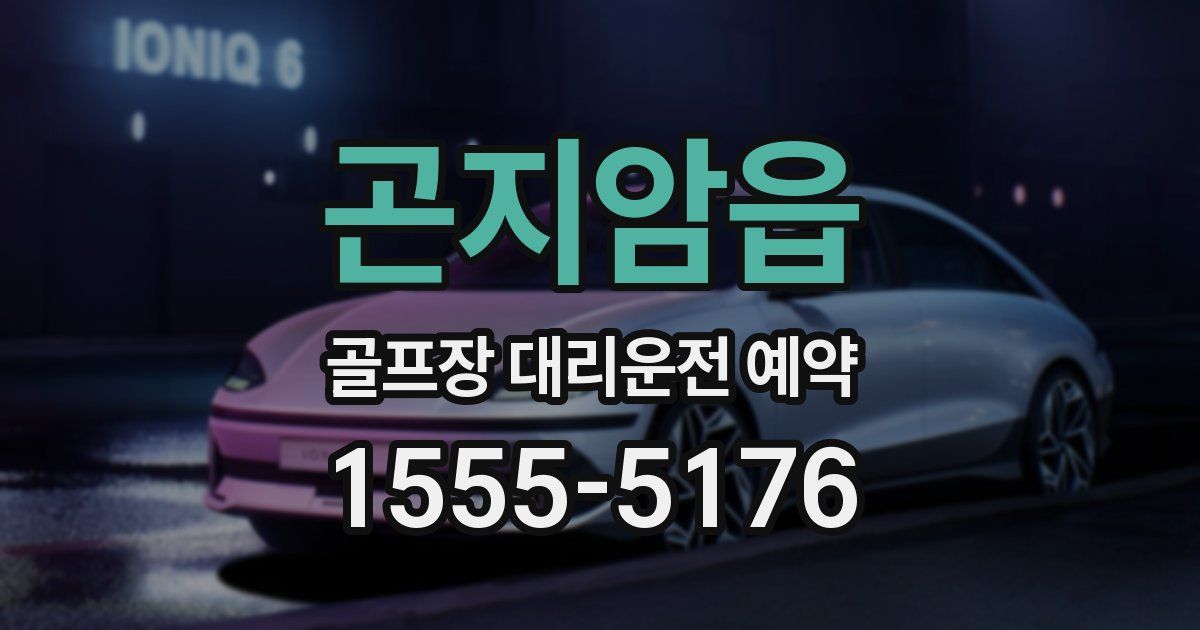 곤지암읍 골프장 대리운전 예약