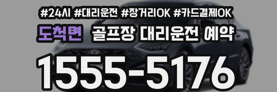 도척면 골프장 대리운전 예약